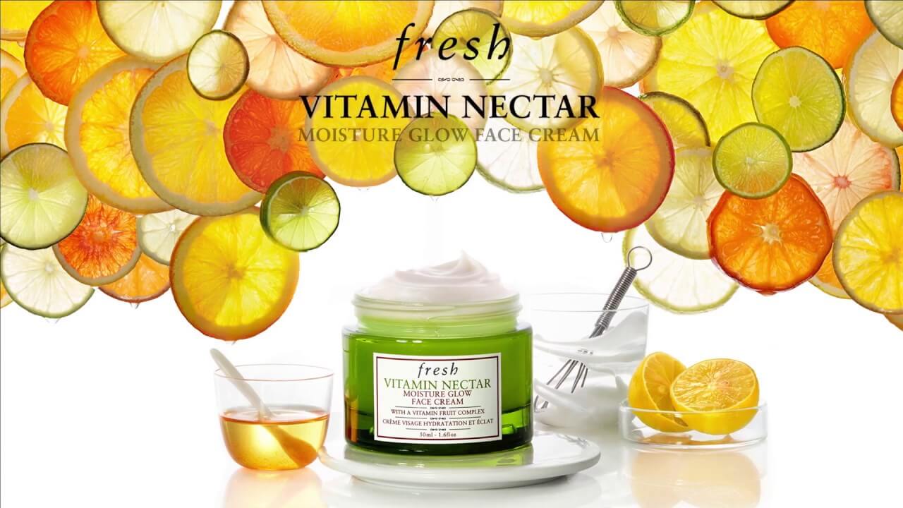 Fresh, Fresh Vitamin Nectar Moisture Glow Face Cream, Fresh Vitamin Nectar Moisture Glow Face Cream รีวิว, Fresh Vitamin Nectar Moisture Glow Face Cream ราคา, Fresh Vitamin Nectar Moisture Glow Face Cream 7 ml., Fresh Vitamin Nectar Moisture Glow Face Cream 7 ml. ผลิตภัณฑ์บำรุงผิวผสานคุณค่าจากไวตามินฟรุทคอมเพล็กซ์ ช่วยคืนความสดใสมีชีวิตชีวาให้กับผิวที่หมองคล้ำและอ่อนล้า