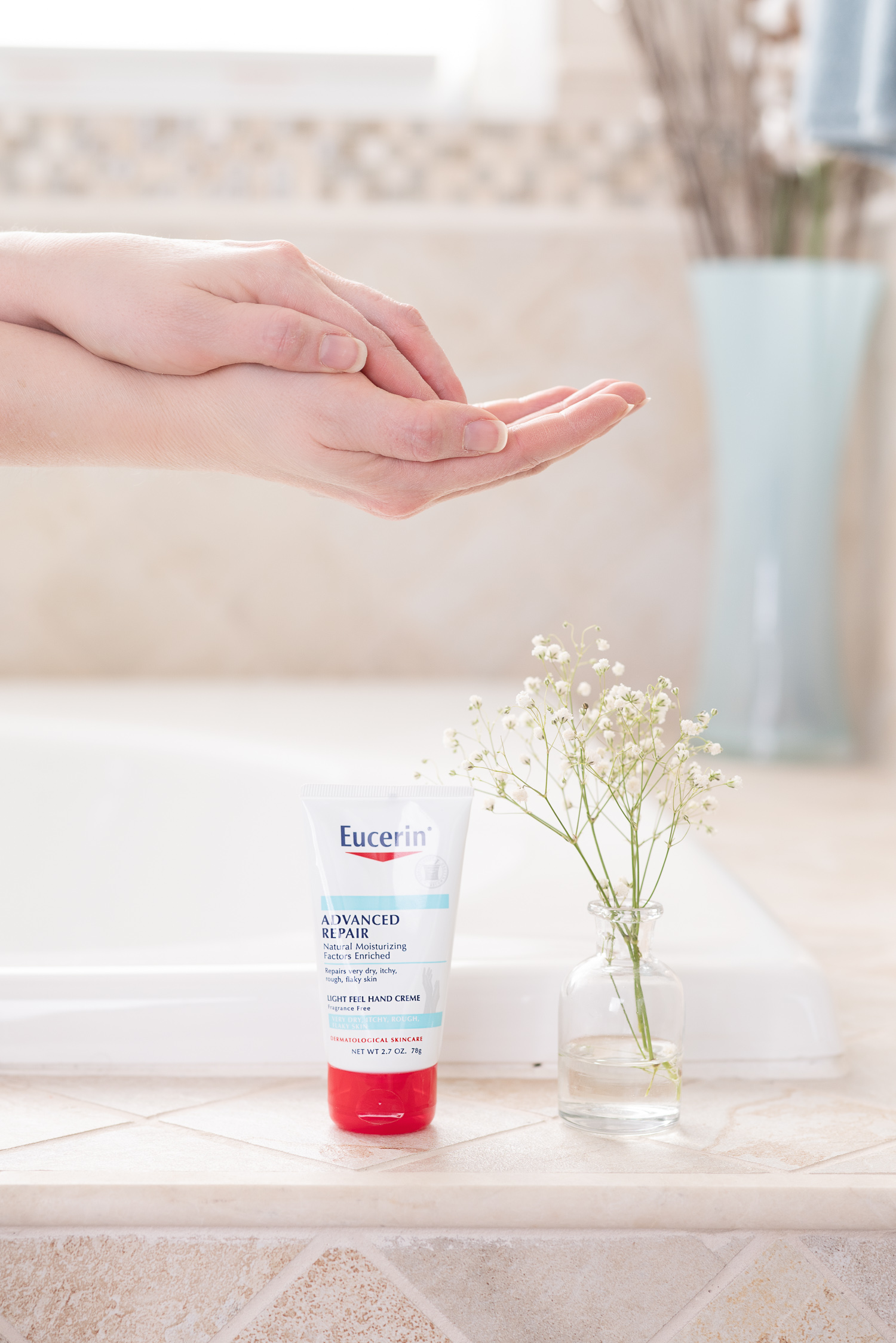 ยูเซอริน ,ยูเซอริน แฮนด์ครีม,ครีมทามือยูเซอริน ,Eucerin,Eucerin Advanced Repair Hand Cream,